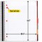 Spiral Notebook with Study App 5-Subject College Ruled Paper Advanced Notebook with Spiral Guard Movable Tabbed Dividers and Expanding Pockets 8-1/2" x 11" 200 Sheets Black